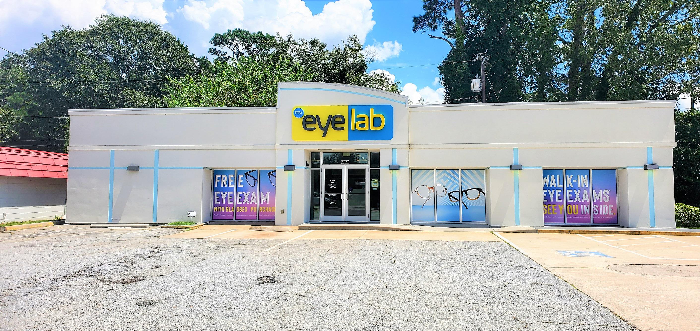 Storefront at My Eyelab optical store in Savannah, GA 31405