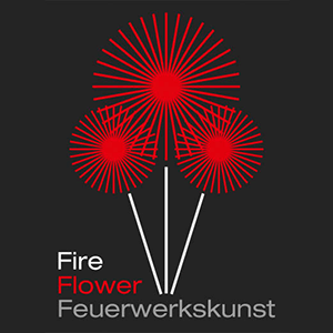 Fire Flower Feuerwerkskunst Logo