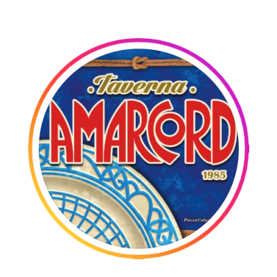 Ristorante Taverna Amarcord 1985 Logo