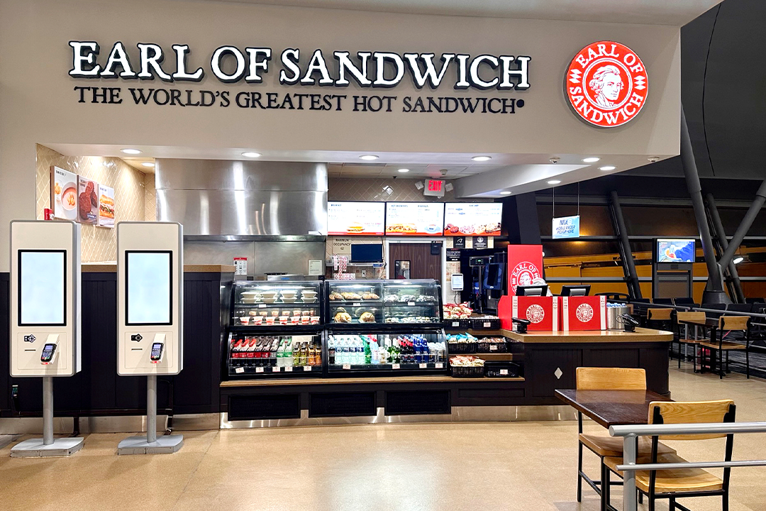 The exterior of Earl of Sandwich Miami Airport