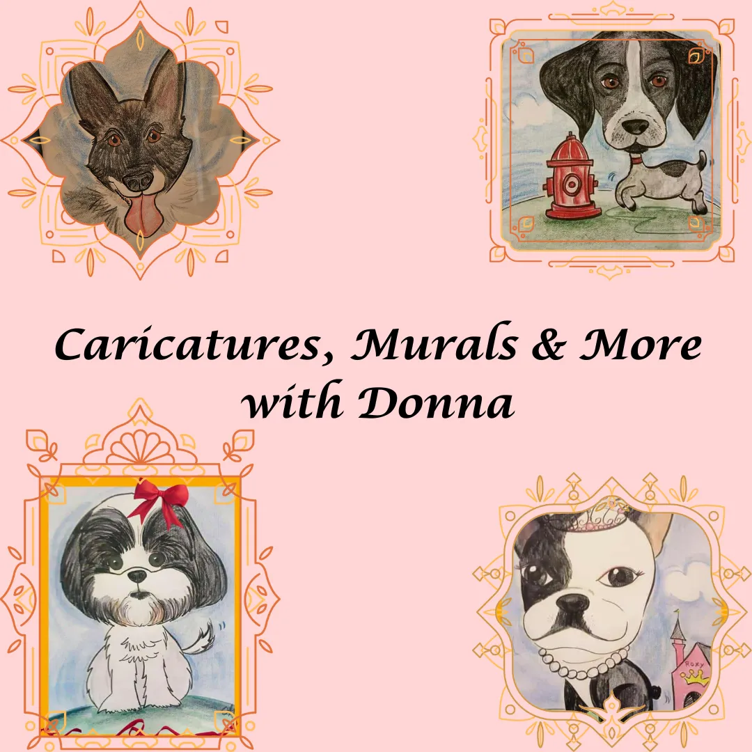 Image of Local Pet Event Caricatures, Murals & More with Donna! Nearby