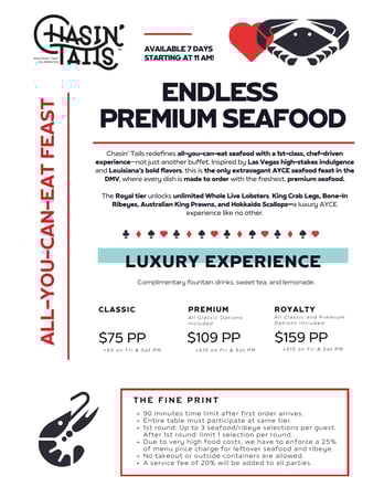 Images Chasin' Tails: Seafood that Celebrates!