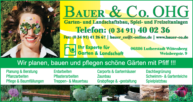 Bild 7 Bauer & Co. OHG Landschafts- und Gartenbau in Lutherstadt Wittenberg