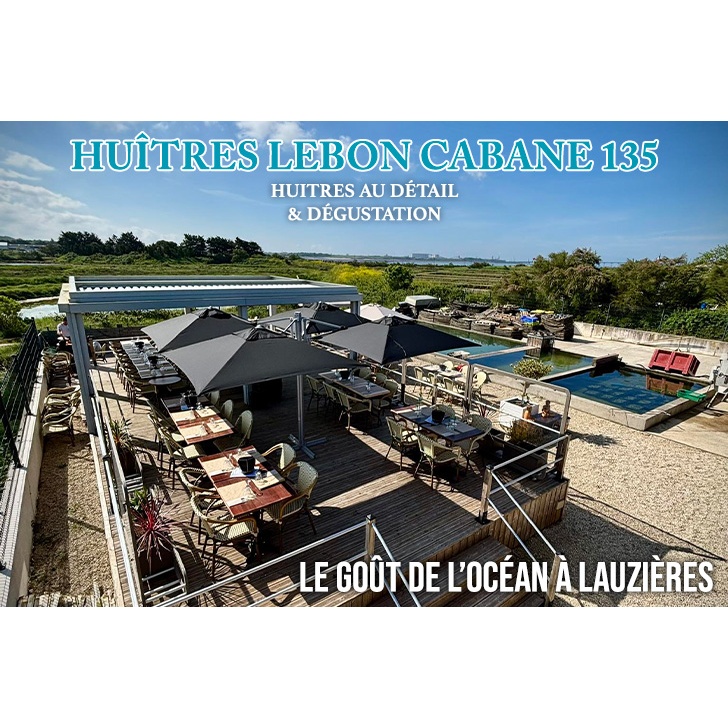 HUITRES LEBON CABANE 135
