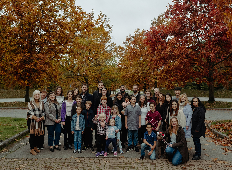 The Harmony Wealth Partners team and their families.