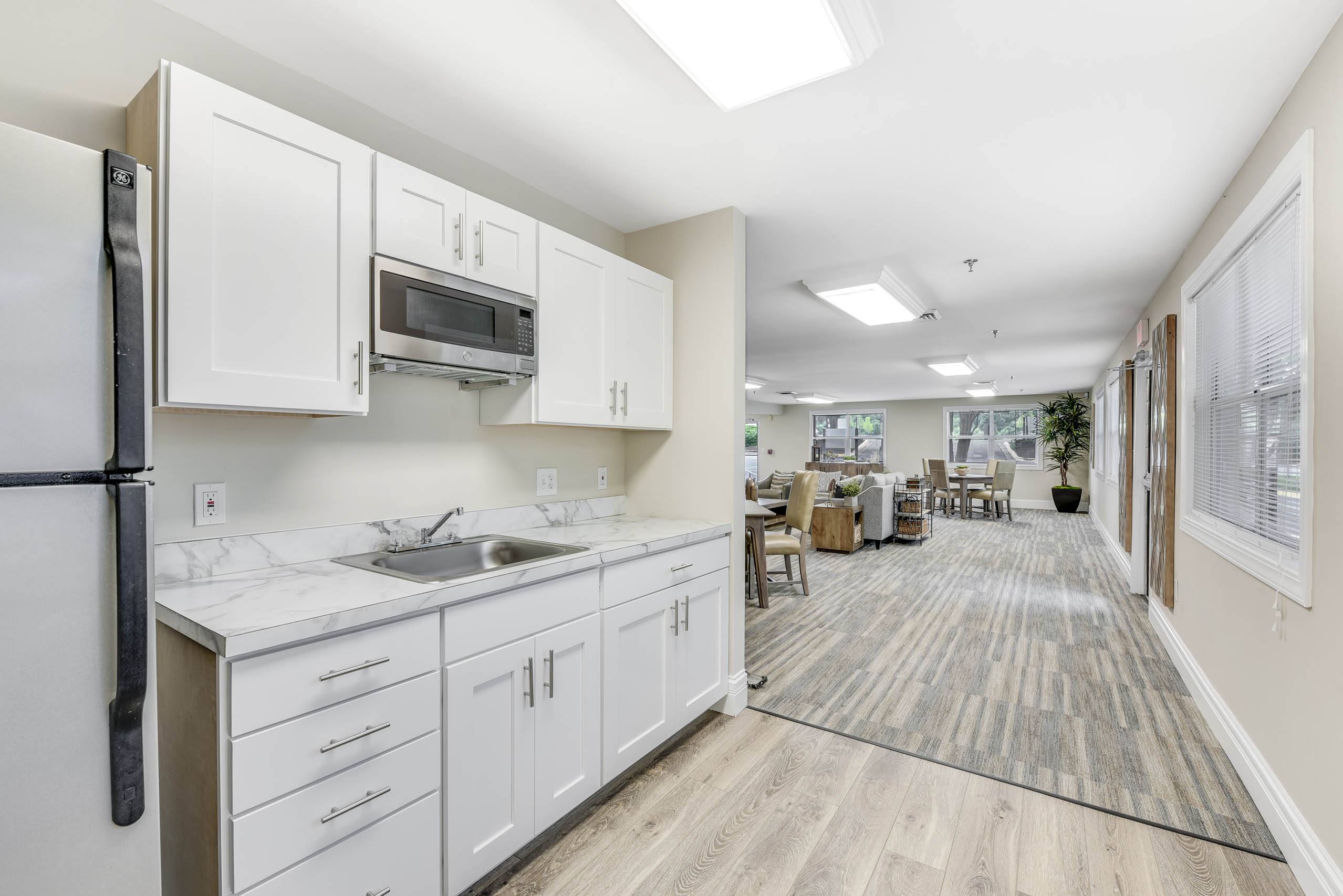Kitchen with cabinetry