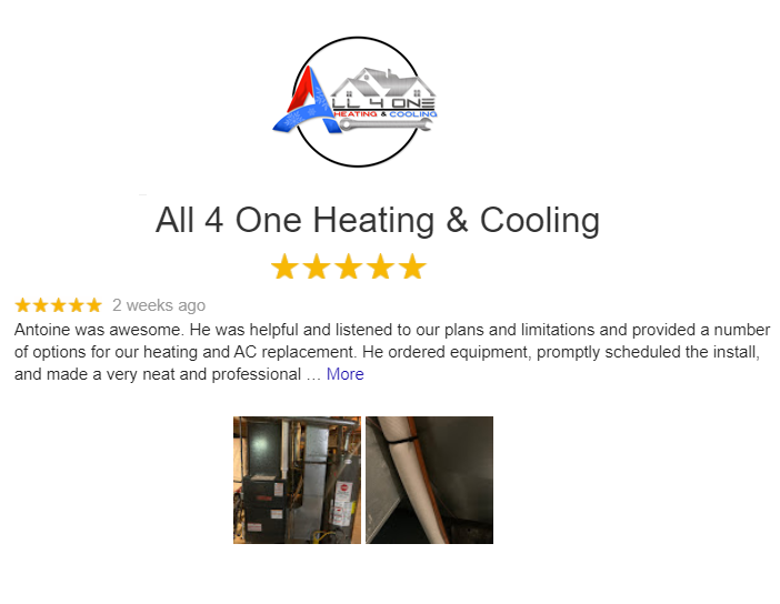 Check out this Awesome Review for how satisfied we have made our customers! We're here to serve you if you need help with your HVAC Systems and Appliances. Call us today at (816) 699-8366 or (913) 271-0330.