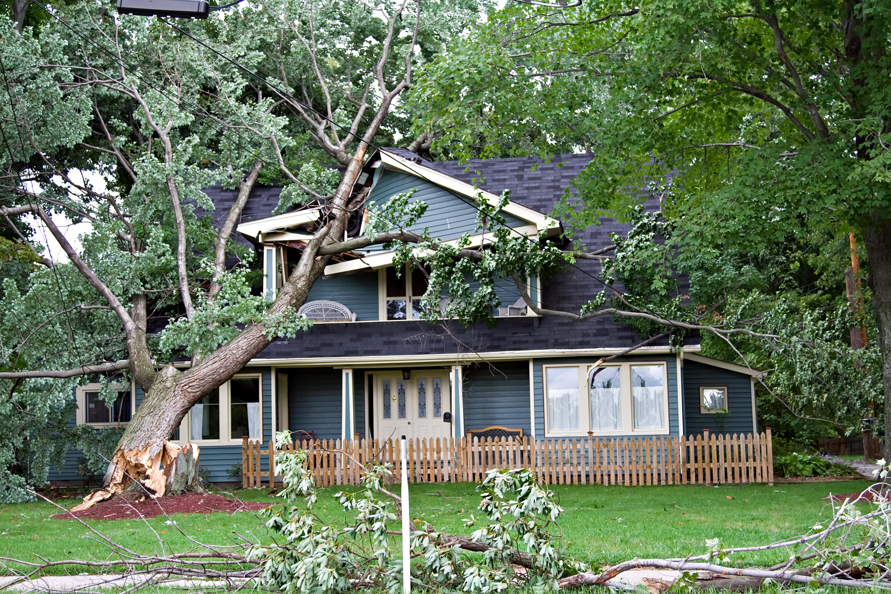Storm damage can be dramatic or subtle.