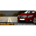 Woolsey's Tire Brake and Alignment Logo