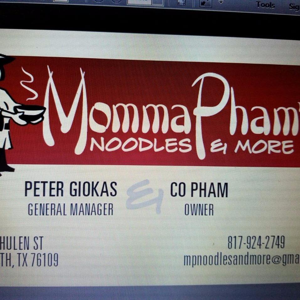 Momma Phams Noodle's & More
