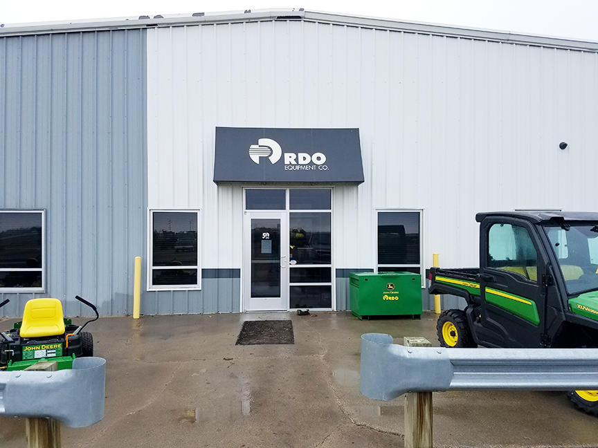 Store Entrance of RDO Equipment Co. in Webster, SD