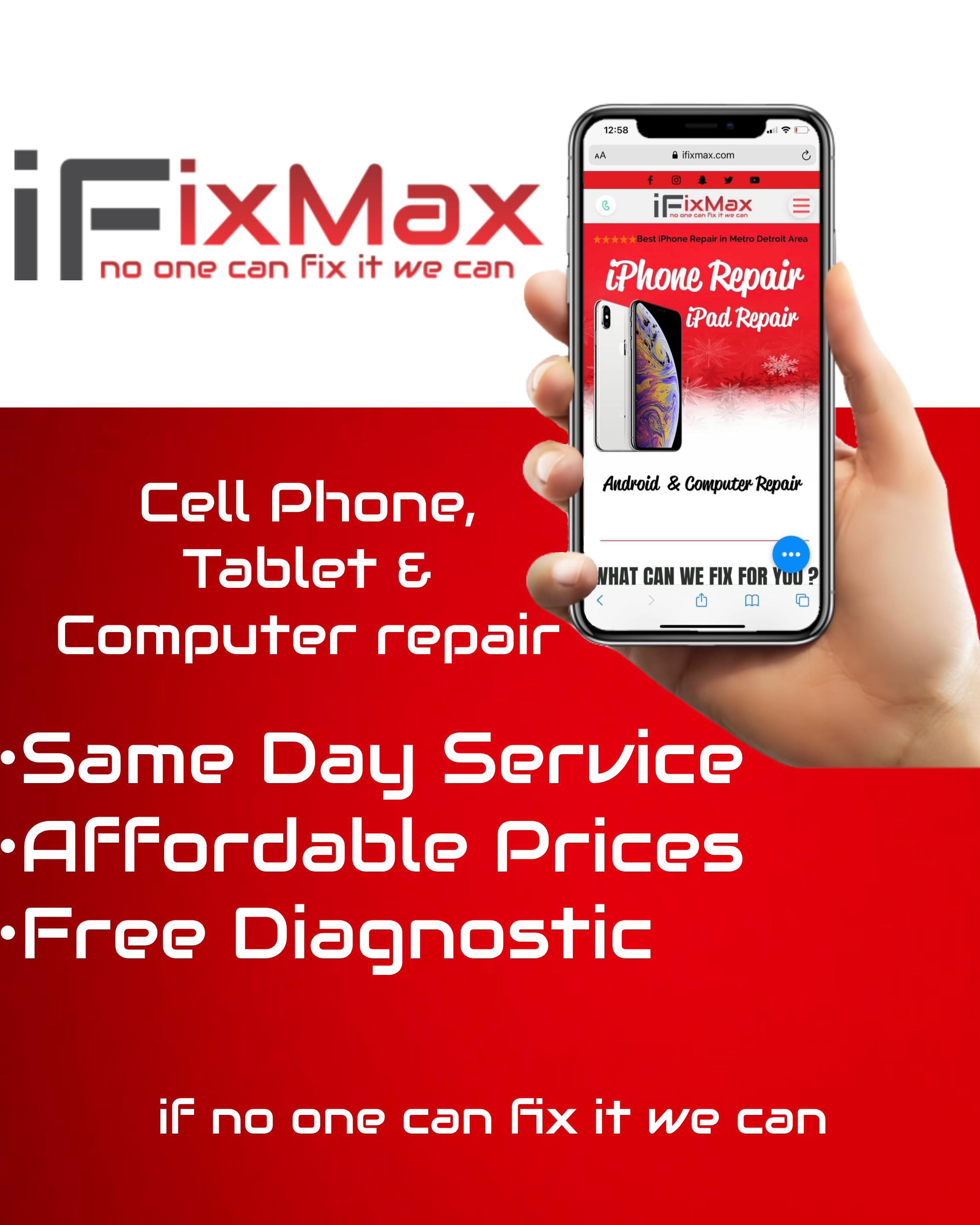 iFixMax - Cell Phone, Tablet & Computer Repair