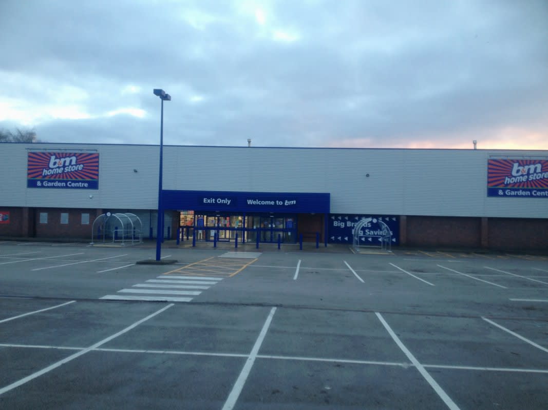 B&M's brand new Spondon store, located on Mega Loughton Lane, Derbyshire.