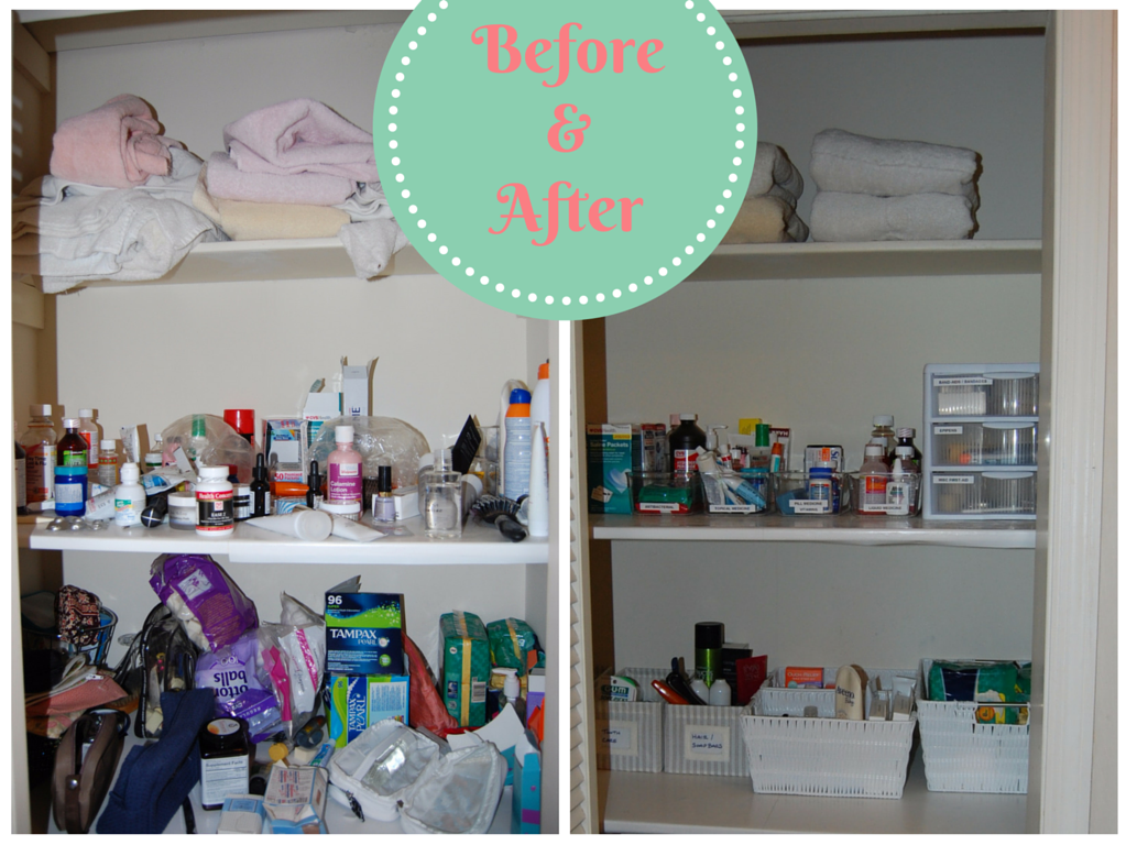 Bathroom Closet Before & After