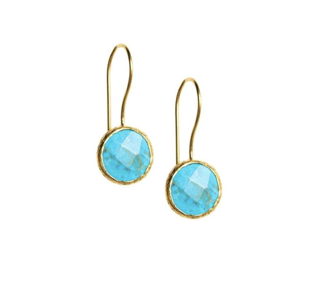 If you&rsquo;re looking for soothing relaxation, think of blue-green gemstones. Aquamarine is the March birthstone, but blue lapis, quartz, and turquoise can all bring relaxation and peace.
Blue-green gems also provide a sense of harmony and deep inner calm. Our lovely blue-green earrings can bring color to your outfit while providing calm to your day. 
If you&rsquo;re in the Bay Area, visit us at Margaret O&rsquo;Leary this Saturday in Palo Alto from 12 pm- 5 pm. 
Come see our colorful, handcrafted gemstones. Such a fun way to freshen up your wardrobe!