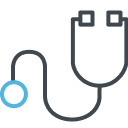 Stethoscope icon.