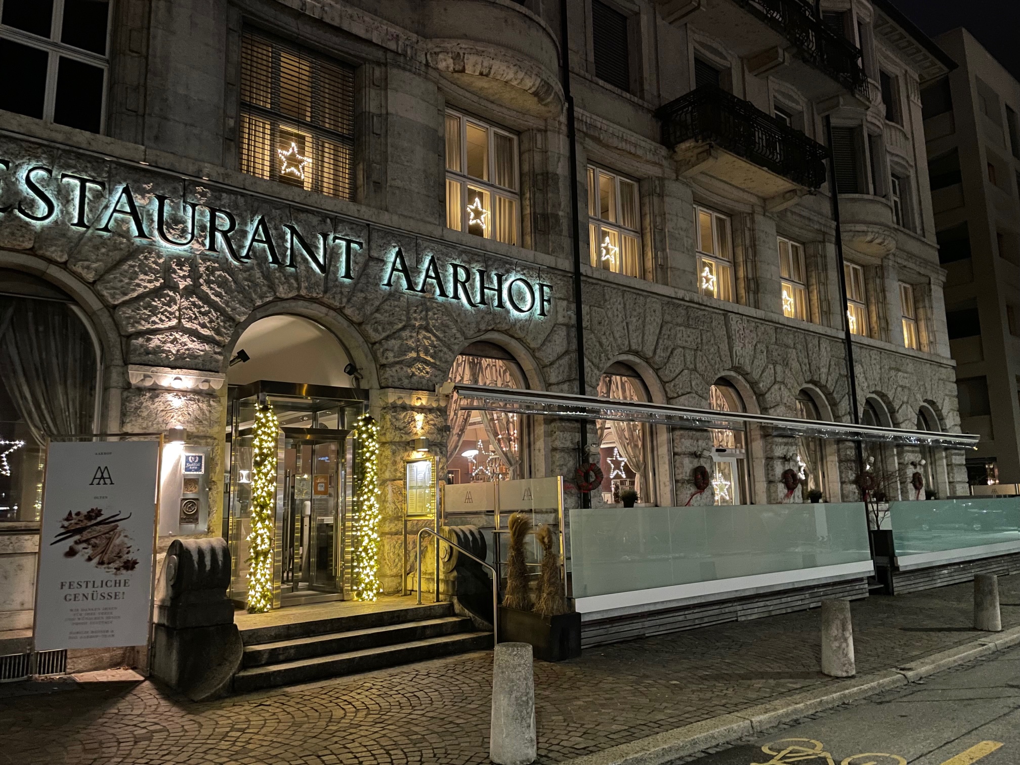 Restaurant Aarhof, Frohburgstrasse 2 in Olten