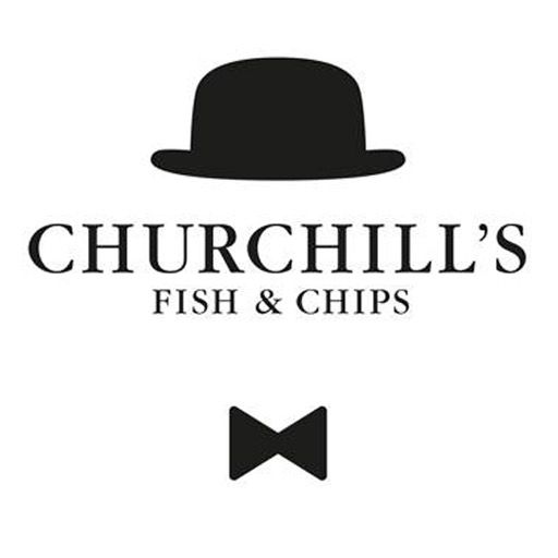 Churchill's Fish & Chips Hemel Hempstead Logo