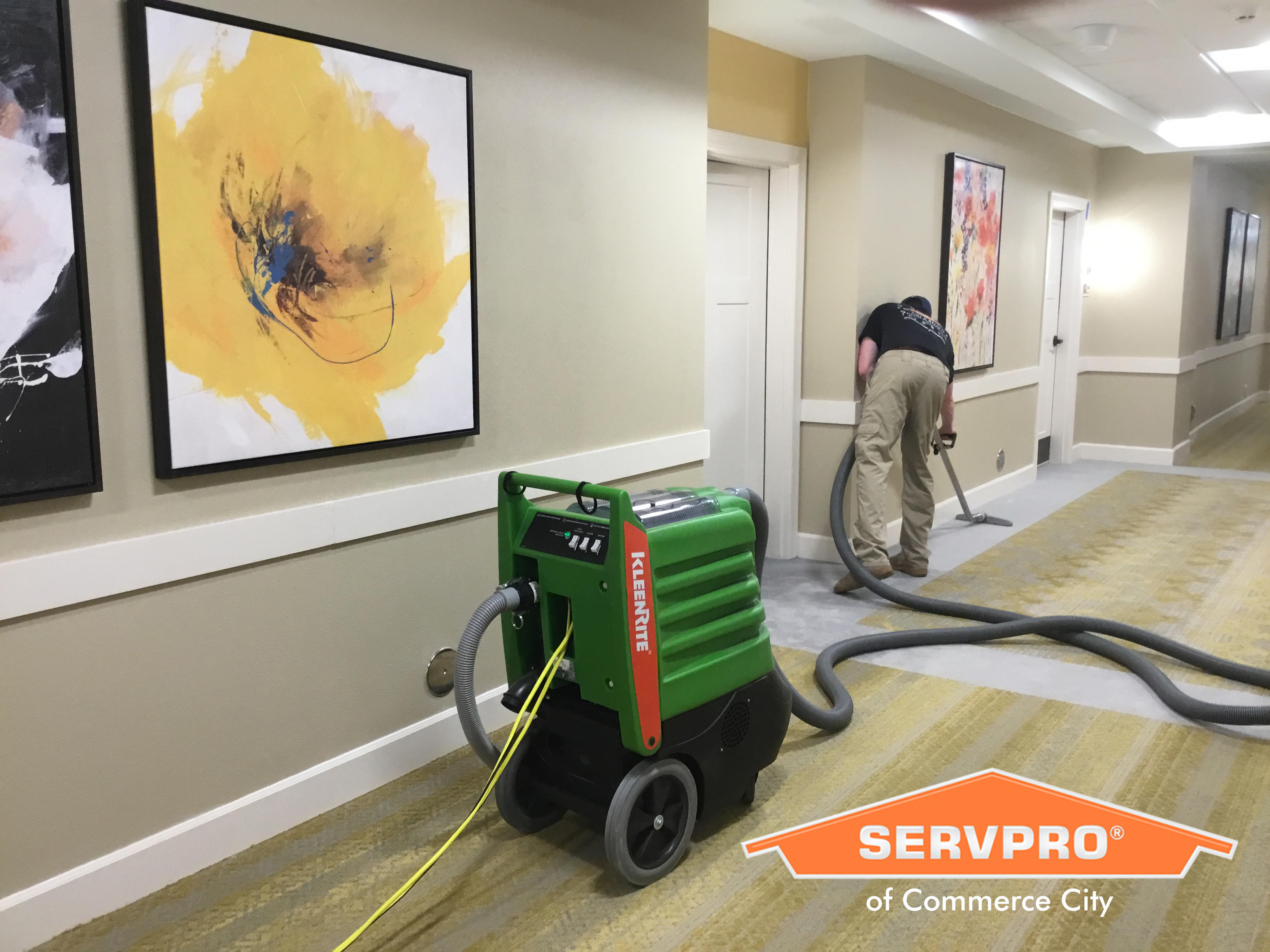 Whether your water emergency occurs in a small office building or big box store, we will respond quickly to mitigate the damage and manage the restoration project through to its completion.