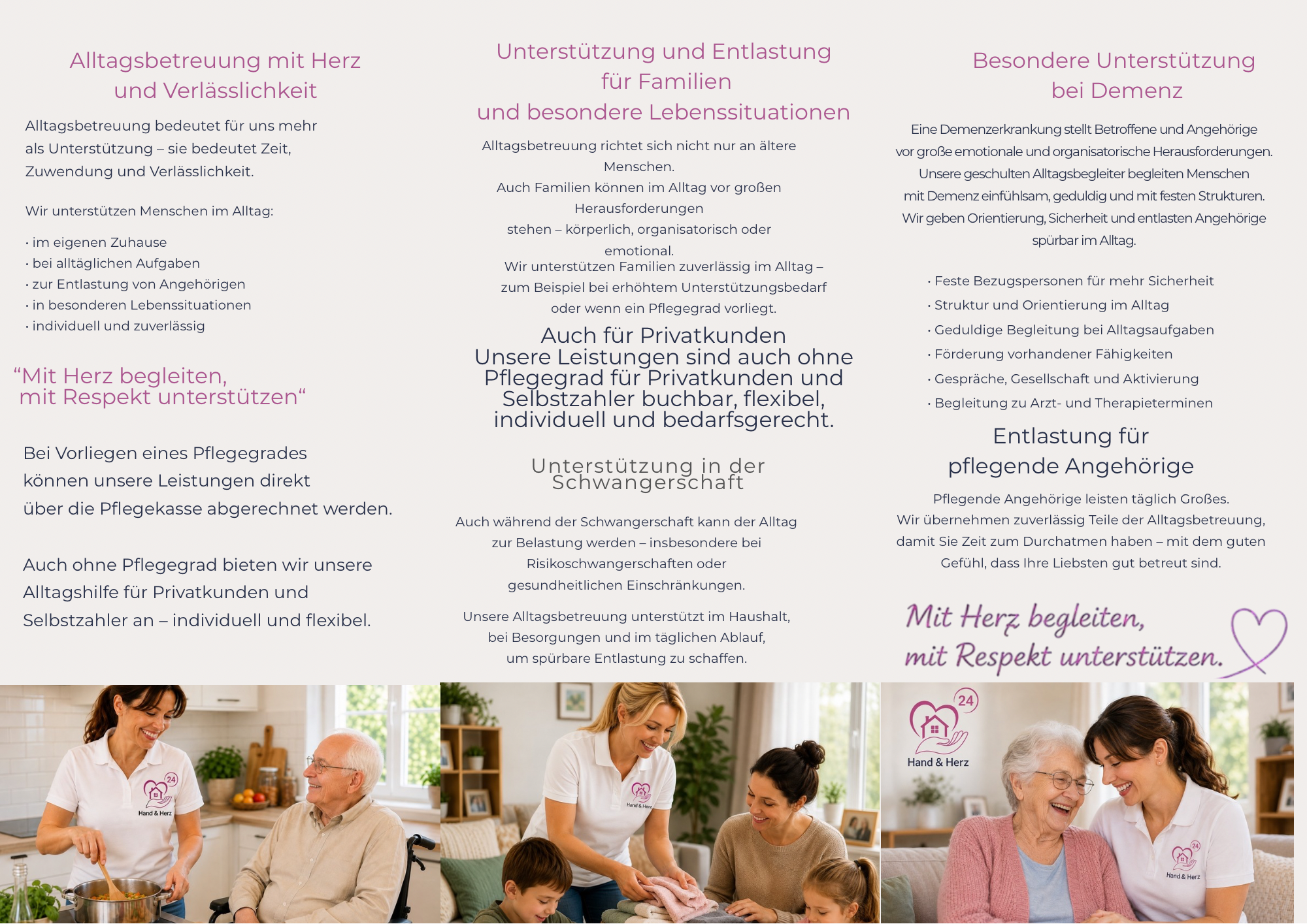 Alltagsbetreuung & Haushaltshilfe Hand & Herz in Leverkusen