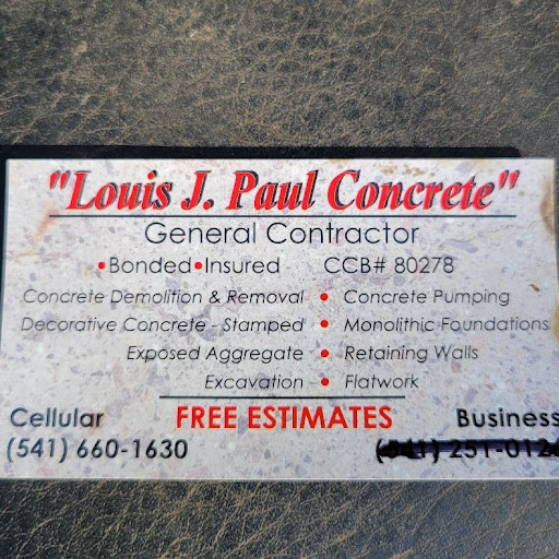 Louis J Paul Concrete