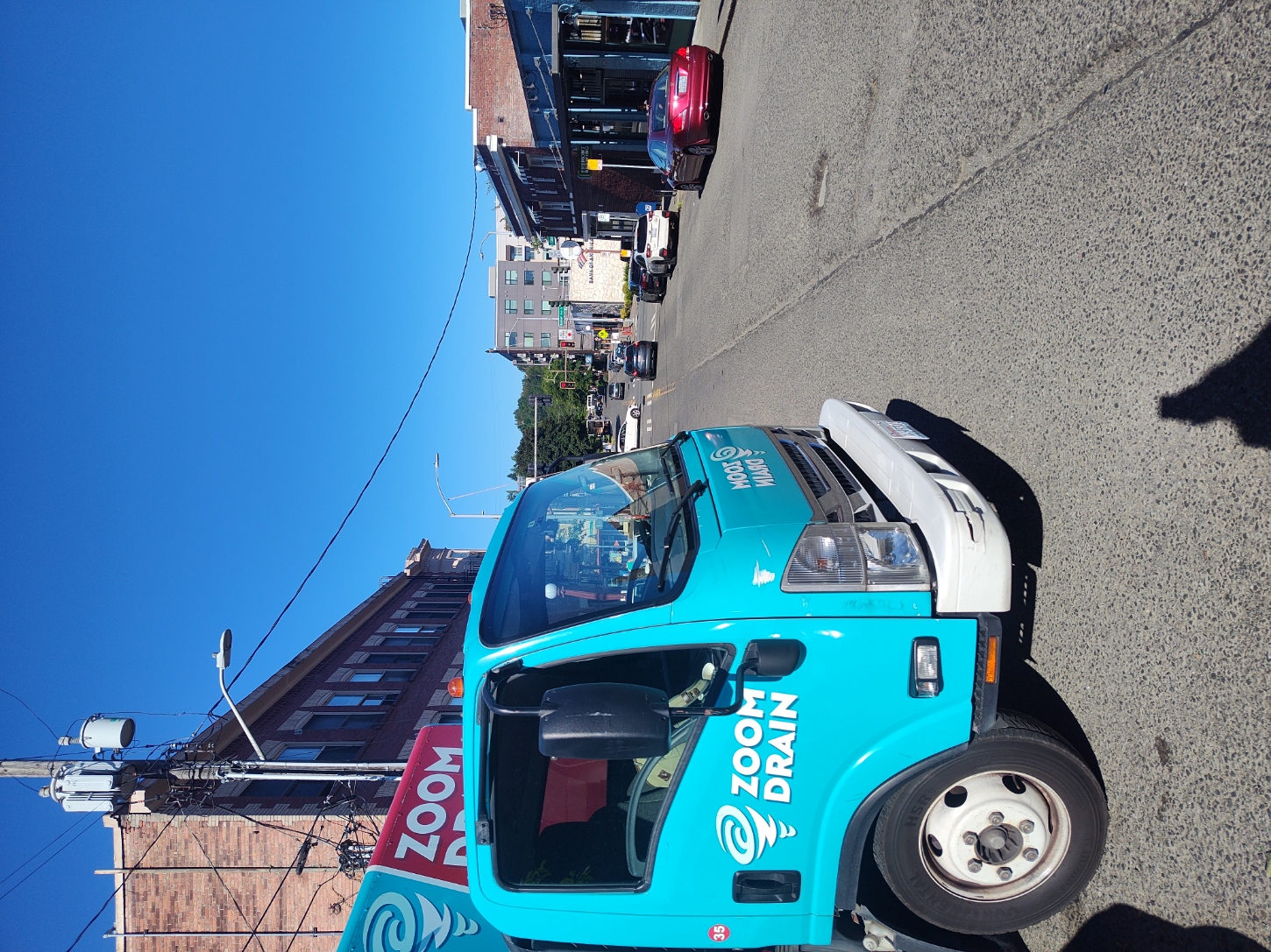 Our service trucks are easy to spot 