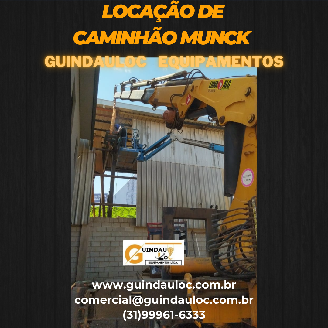 Images Guindauloc - Locação de caminhão munck