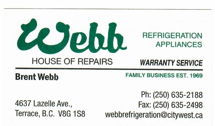 Webb Refrigeration Ltd in Terrace