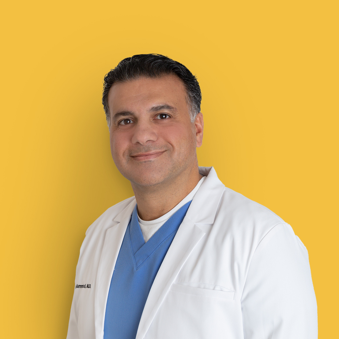 Dr. Marwan Hammoud, M.D., RPhS, DABVLM, is a board-certified physician and vein specialist with over 20 years of experience. He specializes in providing minimally invasive treatment for a variety of venous disorders, including chronic venous insufficiency, varicose veins, and spider veins.