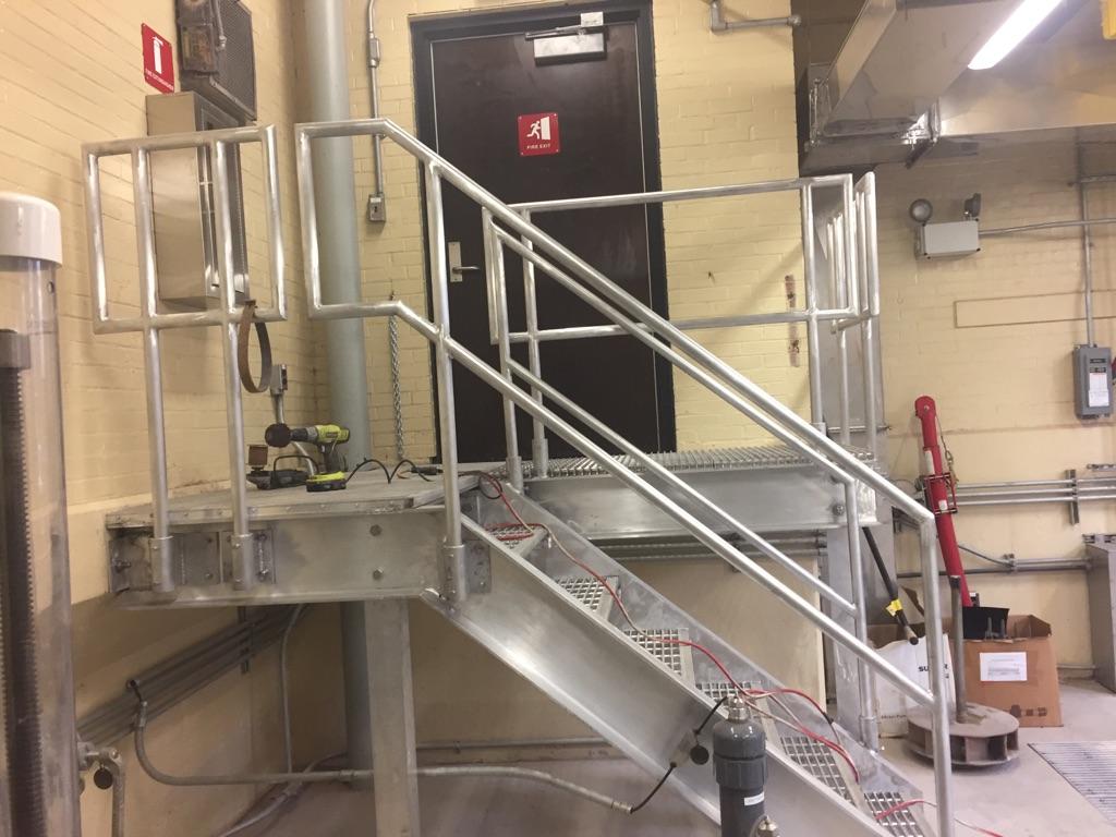 Handrail. Platform. Stairs
VA Water Treatment Facility
