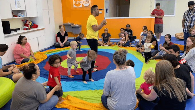 Let your child discover the joy of making music by tapping a drum and experimenting with rhythm. Our children’s music classes in Cypress support listening, coordination, and self-expression through hands-on musical play.