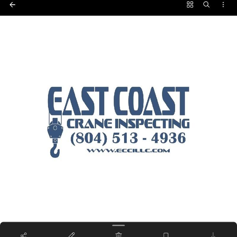 East Coast Crane Inspecting LLC Logo