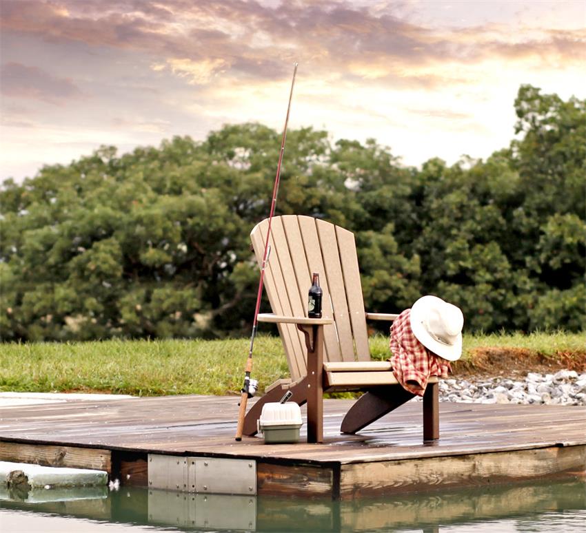 Amish Poly Fan-Back Adirondack Chair