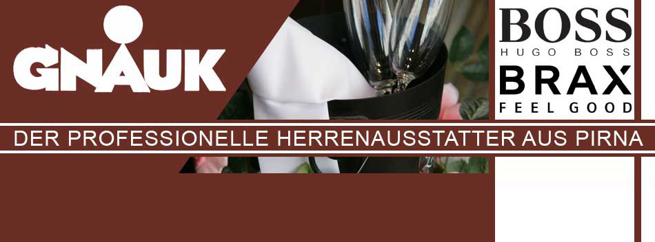 Herrenausstatter Gnauk, Gartenstraße 6 b in Pirna