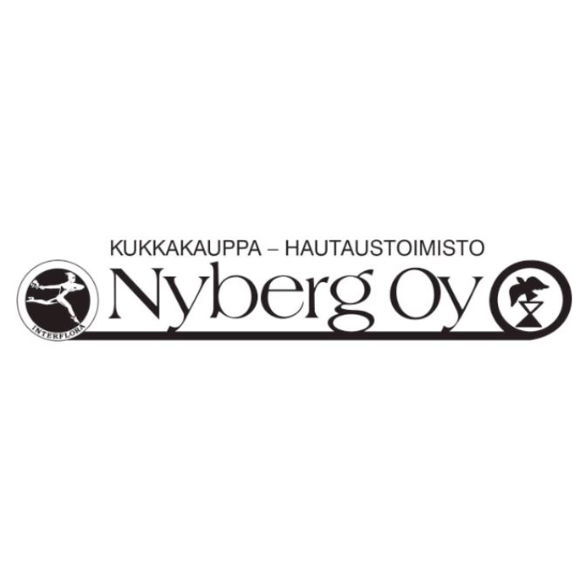 Kukkakauppa ja Hautaustoimisto Nyberg Oy Logo