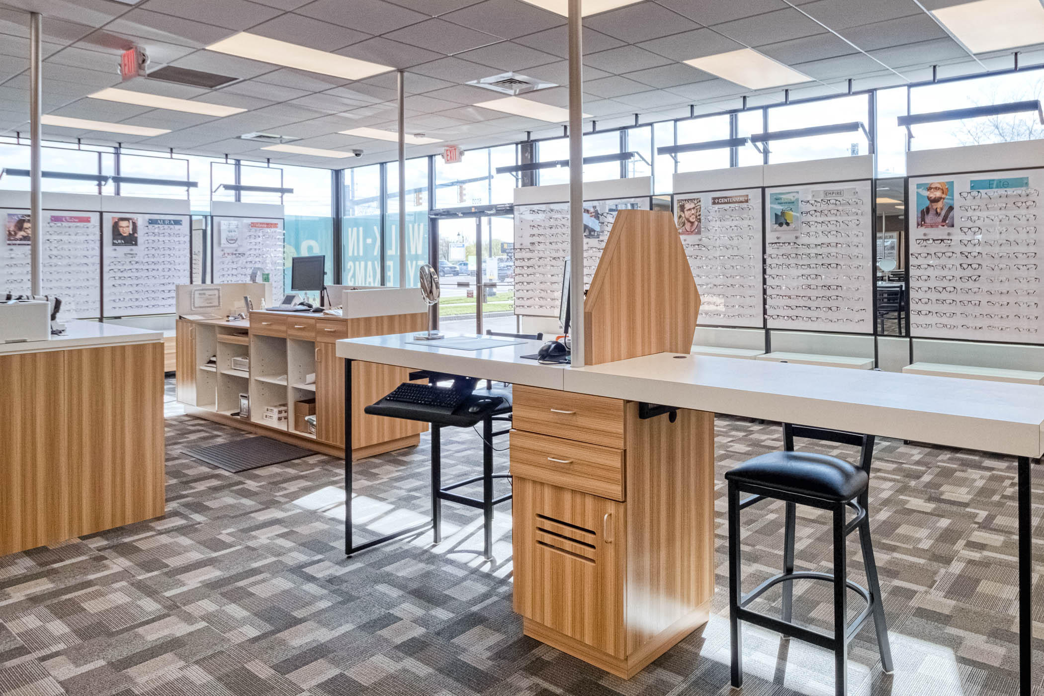 Interior at My Eyelab optical store in Saginaw, MI 48604