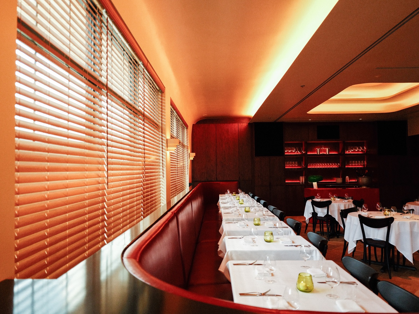 A look inside the dining room at Junior. Located on Dickerson Pike in East Nashville. 