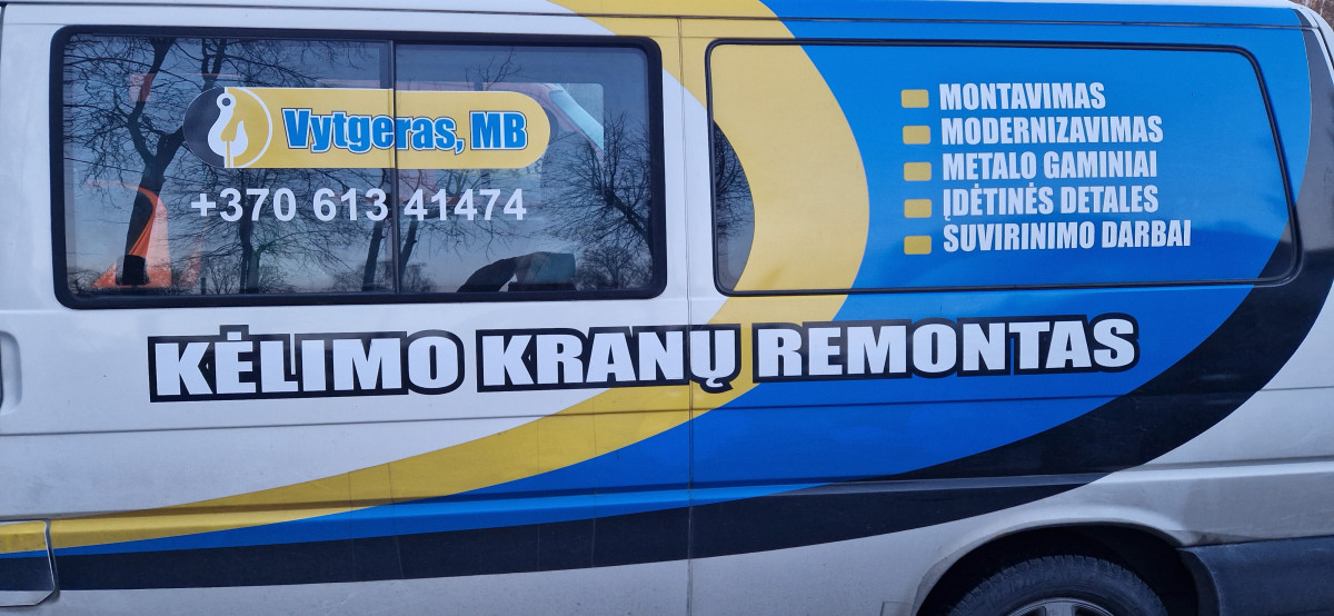 Kėlimo kranų remontas