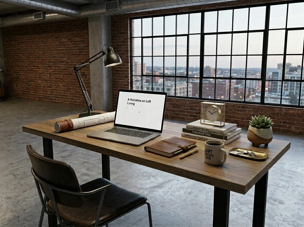 Lenox Writing Table by Foundry 39, a solid wood desk with a 48-inch workspace, 1.25-inch thick hardw 