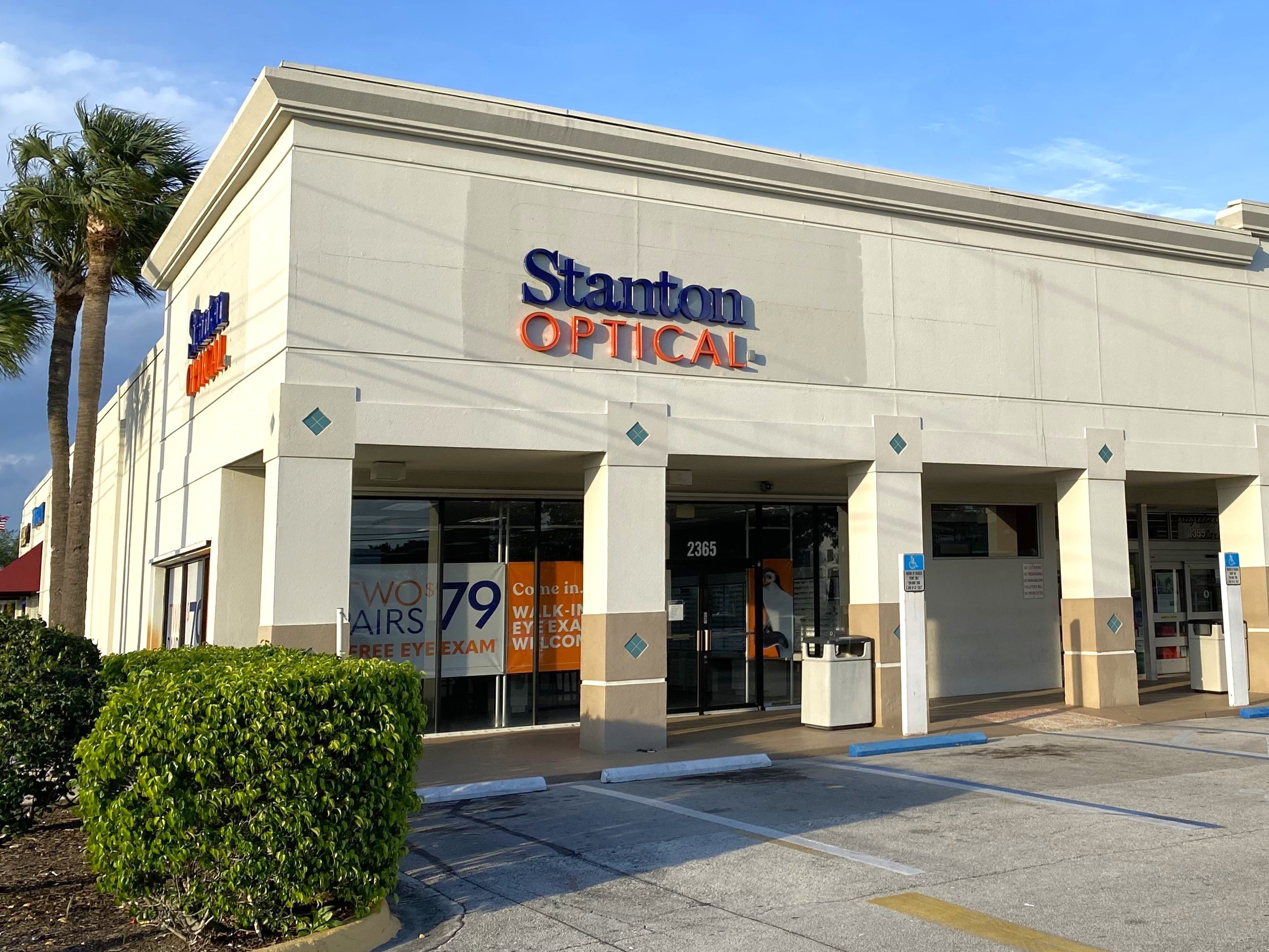 Storefront at Stanton Optical store in Fort Lauderdale, FL 33305