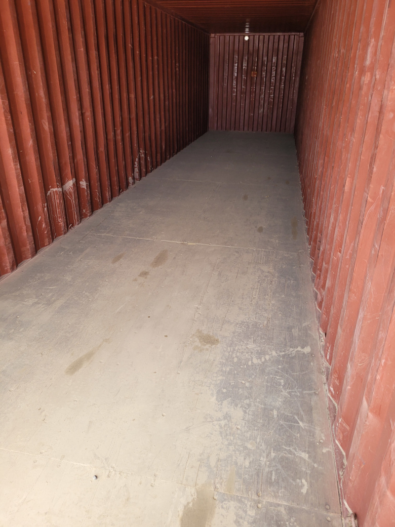 40’ container rental delivered to the University of Maine Orono for Sargent Electric’s 23-month proj 