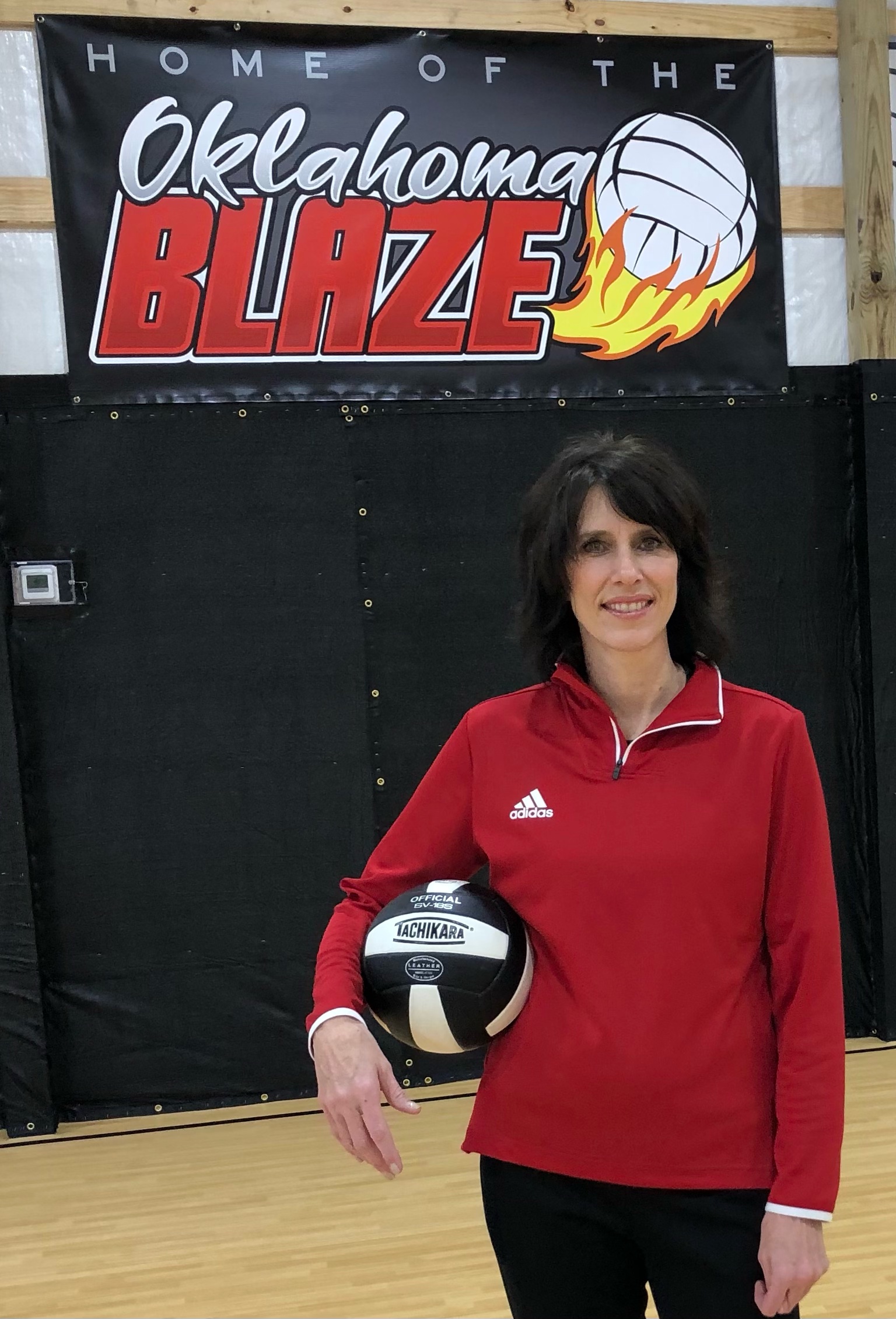 Teresa Wynn offers volleyball lessons at K2C Gyms in Tulsa, Okahoma.