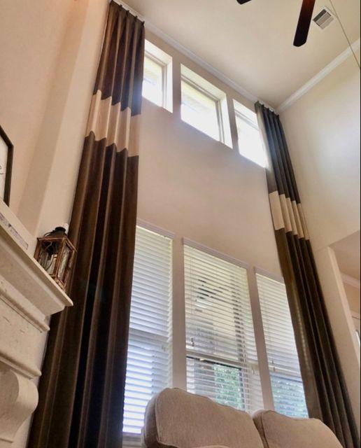 Don't leave your second-story windows bare in Katy, TX. Instead, let Budget Blinds of Katy & Sugar Land adorn them with our stunning Draperies. You won’t regret it! #BudgetBlindsKatySugarLand #DraperyPanels #DrapedInBeauty #FreeConsultation #WindowWednesday