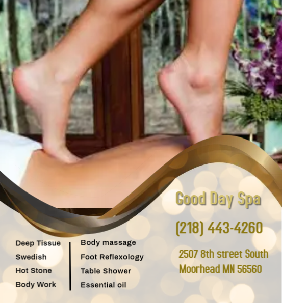 Well trained masseuses use feet in several way to knead the tissues on the patients back. The masseuse varies pressure of her/his feet by using props such as bars that help to control the process.