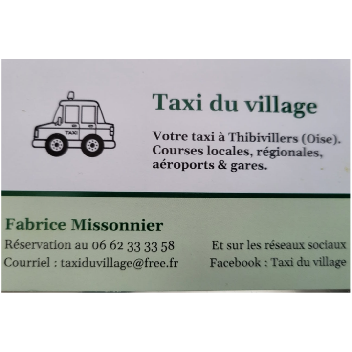 Taxi du village Fabrice Missonnier taxi
