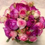 Hochzeit strahlendes pink strauß  - Blütenkorb München