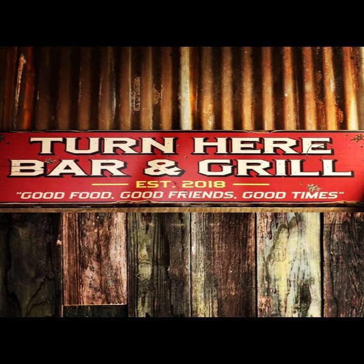 Turn Here Bar and Grill Logo