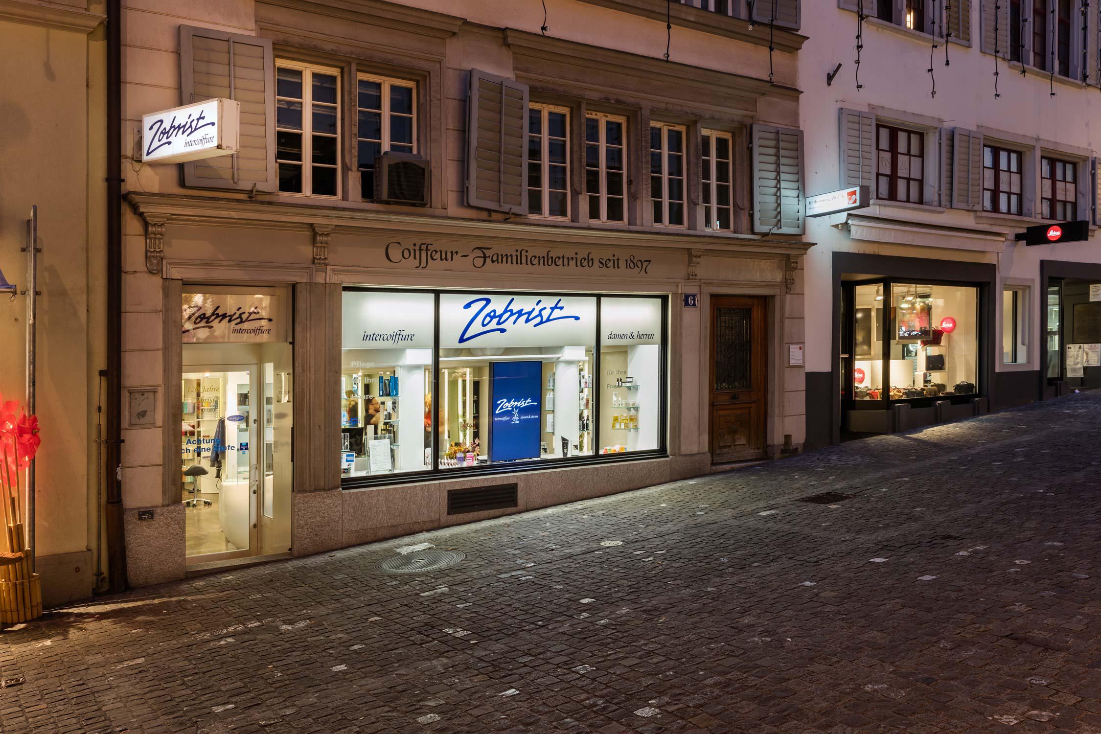 Zobrist Intercoiffure, Kuttelgasse 6 in Zürich