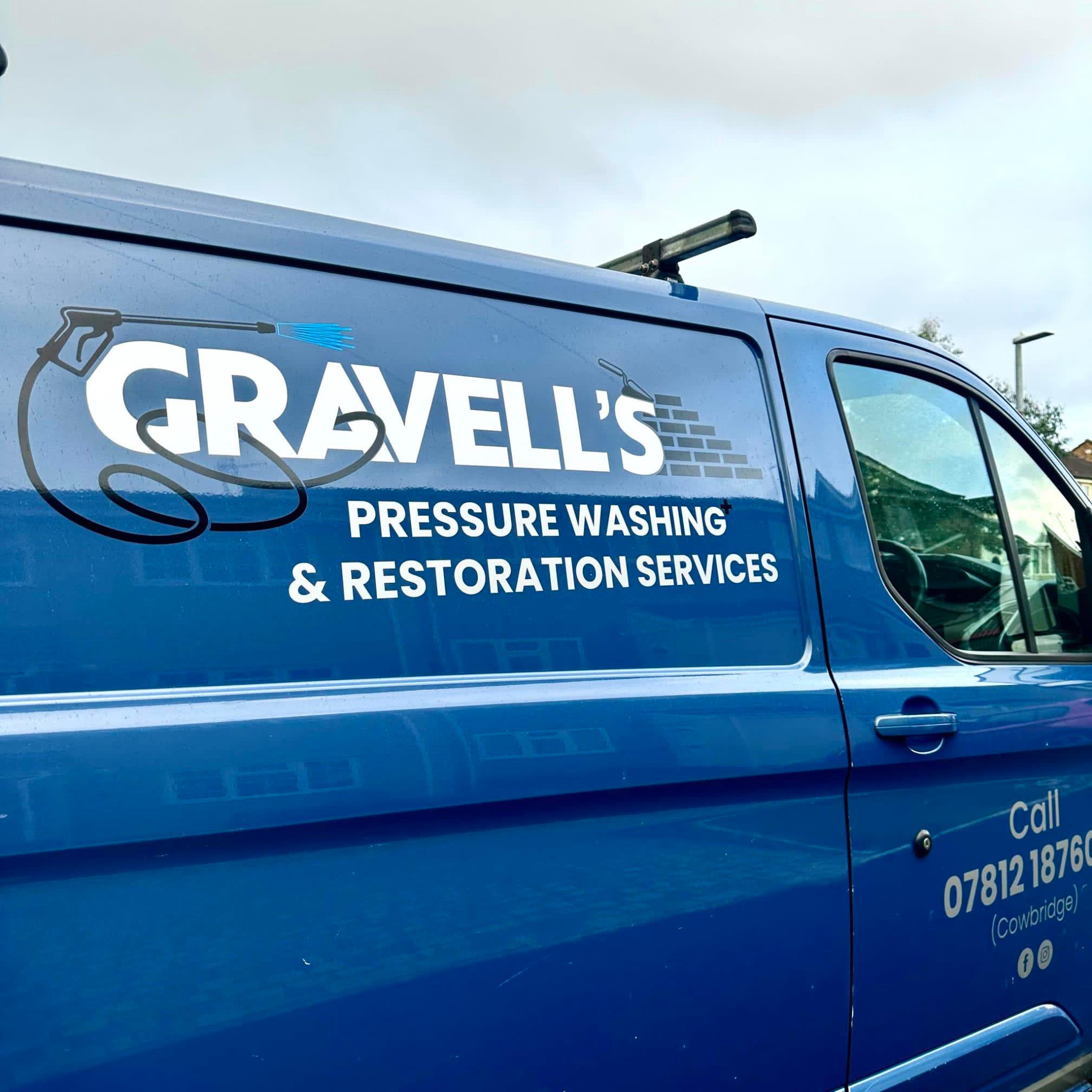 Gravell's Pressure Washing Logo