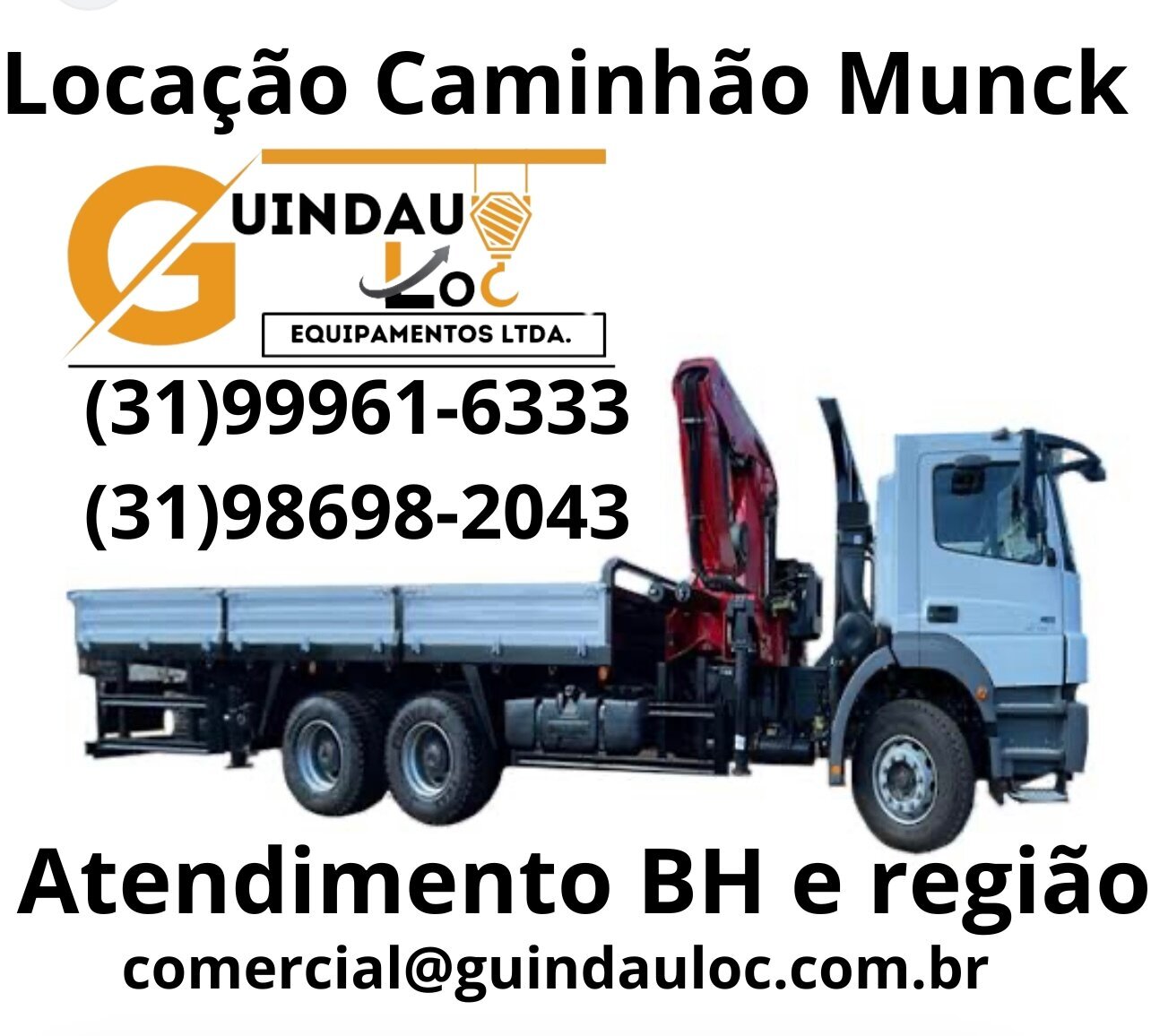 Images Guindauloc - Locação de caminhão munck